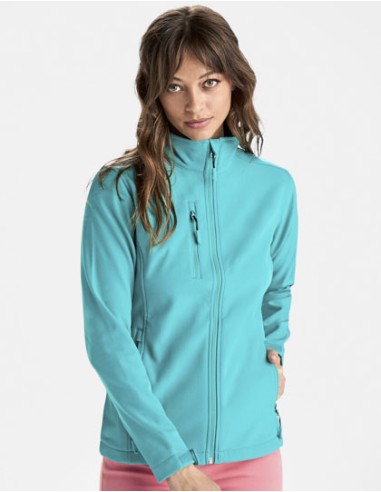 ROL-SS6437-Womens Nebraska Softshell Jacket